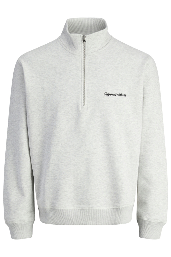 JORNORREBRO EMB SWEAT HIGH NECK SN 12282899 White Melange